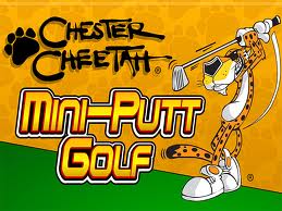 Desenhos de Chester Chetah Mini Putt Golf para colorir