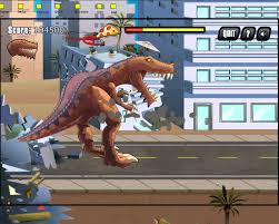 Play T Rex Rampage Prehistoric Pizza Game