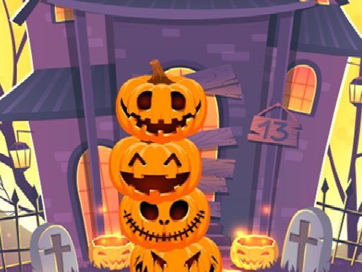 Desenhos de Pumpkin Tower Halloween para colorir