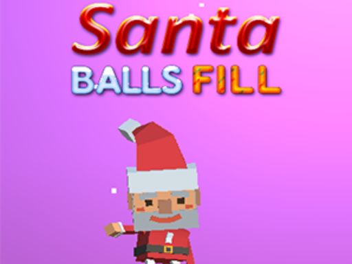 Desenhos de Santa Balls Fill para colorir