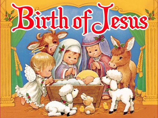 Desenhos de The Birth of Jesus Puzzle para colorir