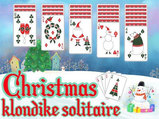 Desenhos de Giáng Sinh Klondike Solitaire para colorir