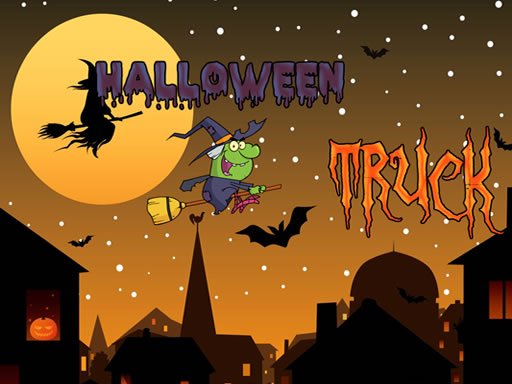 Play Halloween Trucks Jigsaw Game