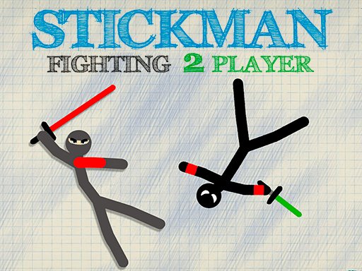 Desenhos de Stickman Fighting 2 Player para colorir