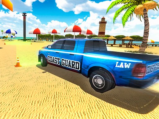 Play Coast Guard: Beach Car Parking Game