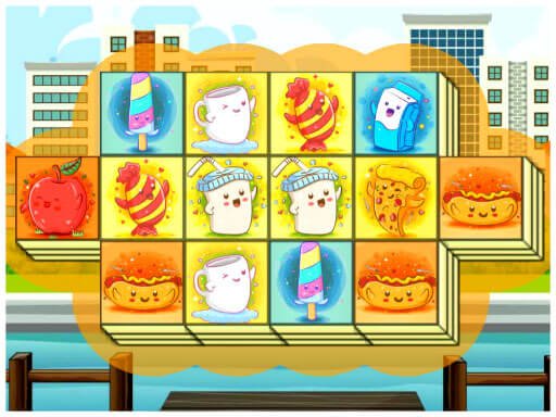 Desenhos de Foody Triple Mahjong para colorir
