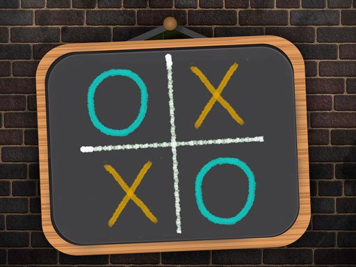 Play Tic Tac Toe Blackboard Game