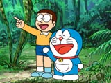 Desenhos de Doraemon Đi Săn Trong Rừng para colorir