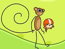 Play Monkey Kick Game