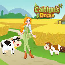 Desenhos de Caitlyn Dress Up : Farmland para colorir